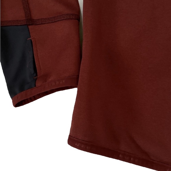 Mammut Borah Fleece Polartec Thermal Pro Soft-shell Hoodie Red Small - Picture 9 of 12